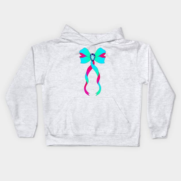 noeud diament Kids Hoodie by Le Lapin Bleu créatif